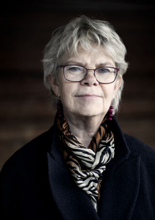 Bild på författaren och cirkelledaren Annika Sjögren