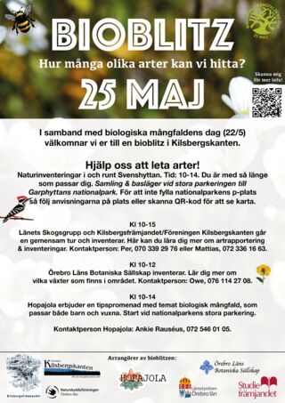 Affisch Bioblitz Kilsbergskanten