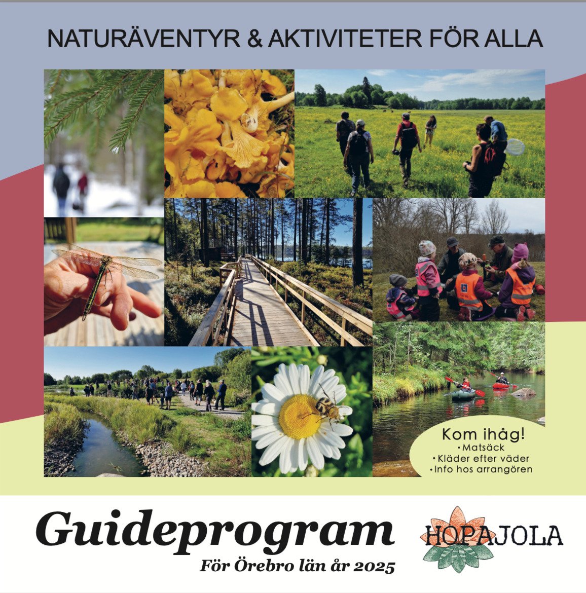 Framsida Hopajola guideprogram 2025