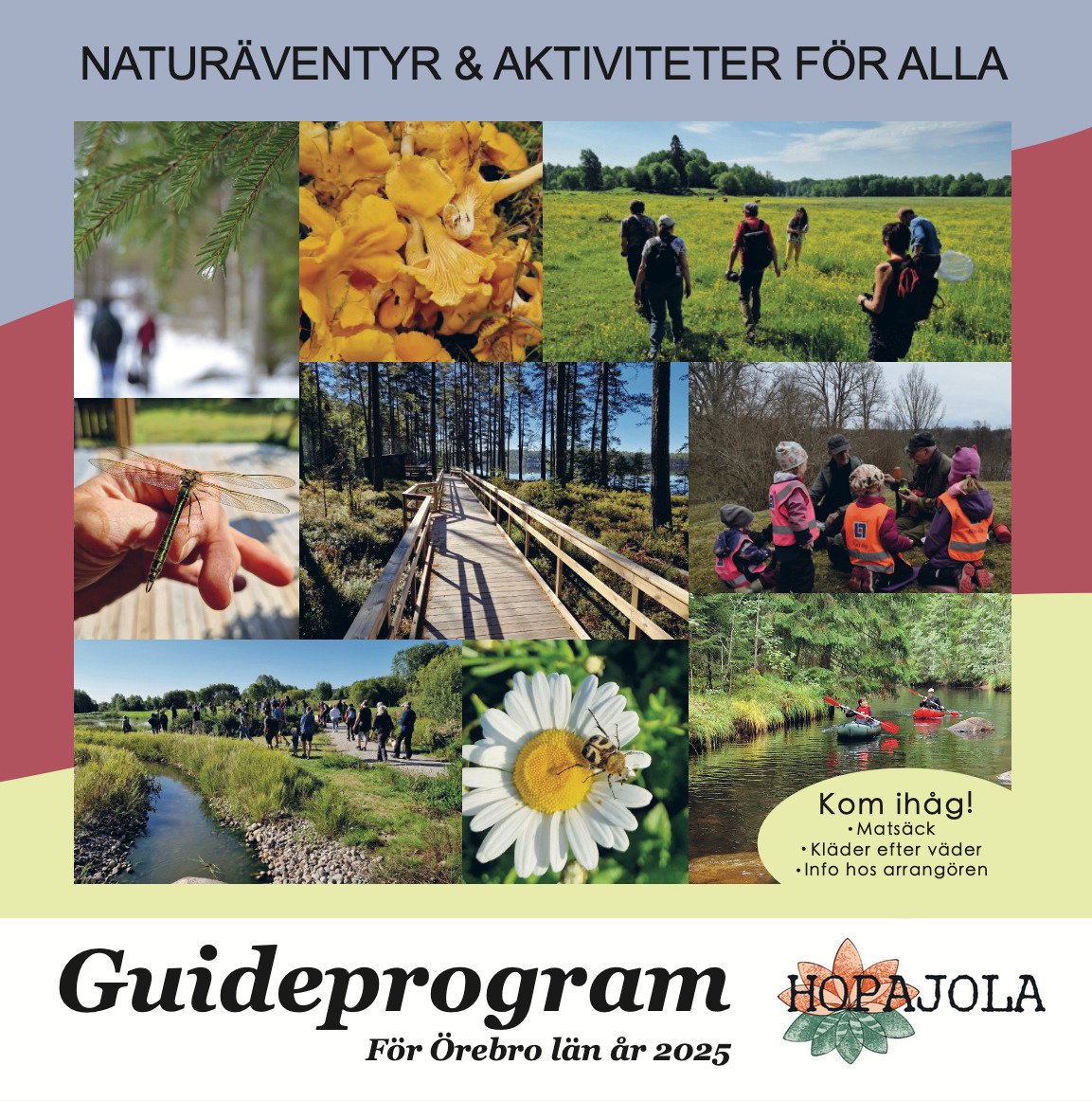 Framsida Hopajola guideprogram 2025